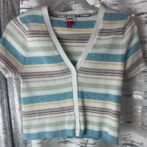 Tommy Hilfiger Multicolor Striped Cardigan